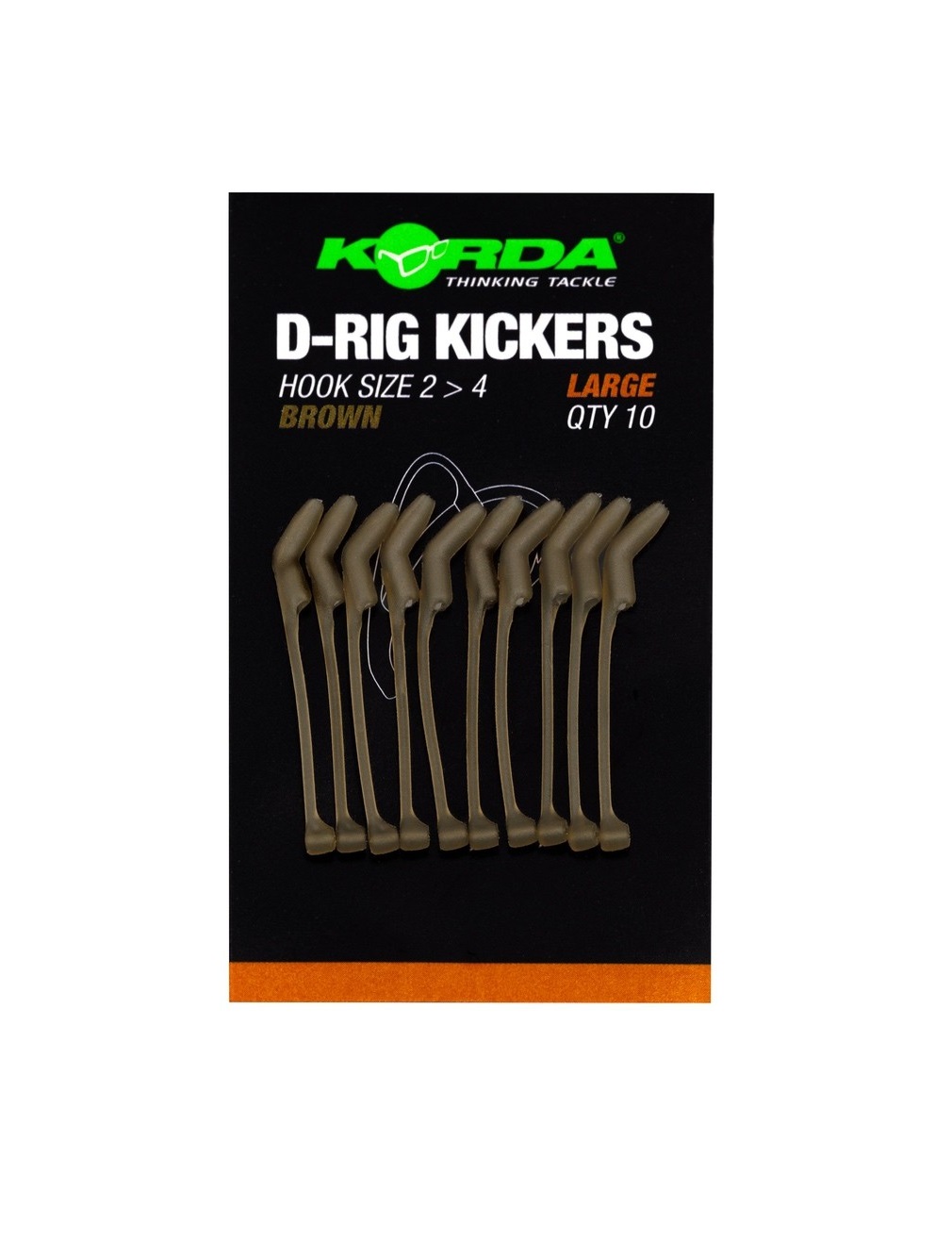 Korda D-RIG Kickers Marron (10 pièces)