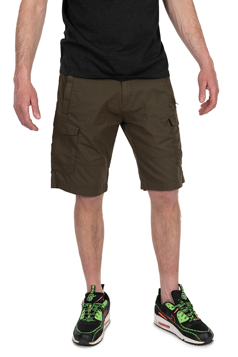 Short Fox Collection LW Cargo Shorts Green & Black