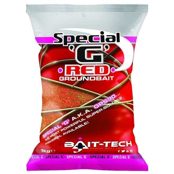 Amorce Bait-Tech Special G Groundbait (1kg) - Rouge