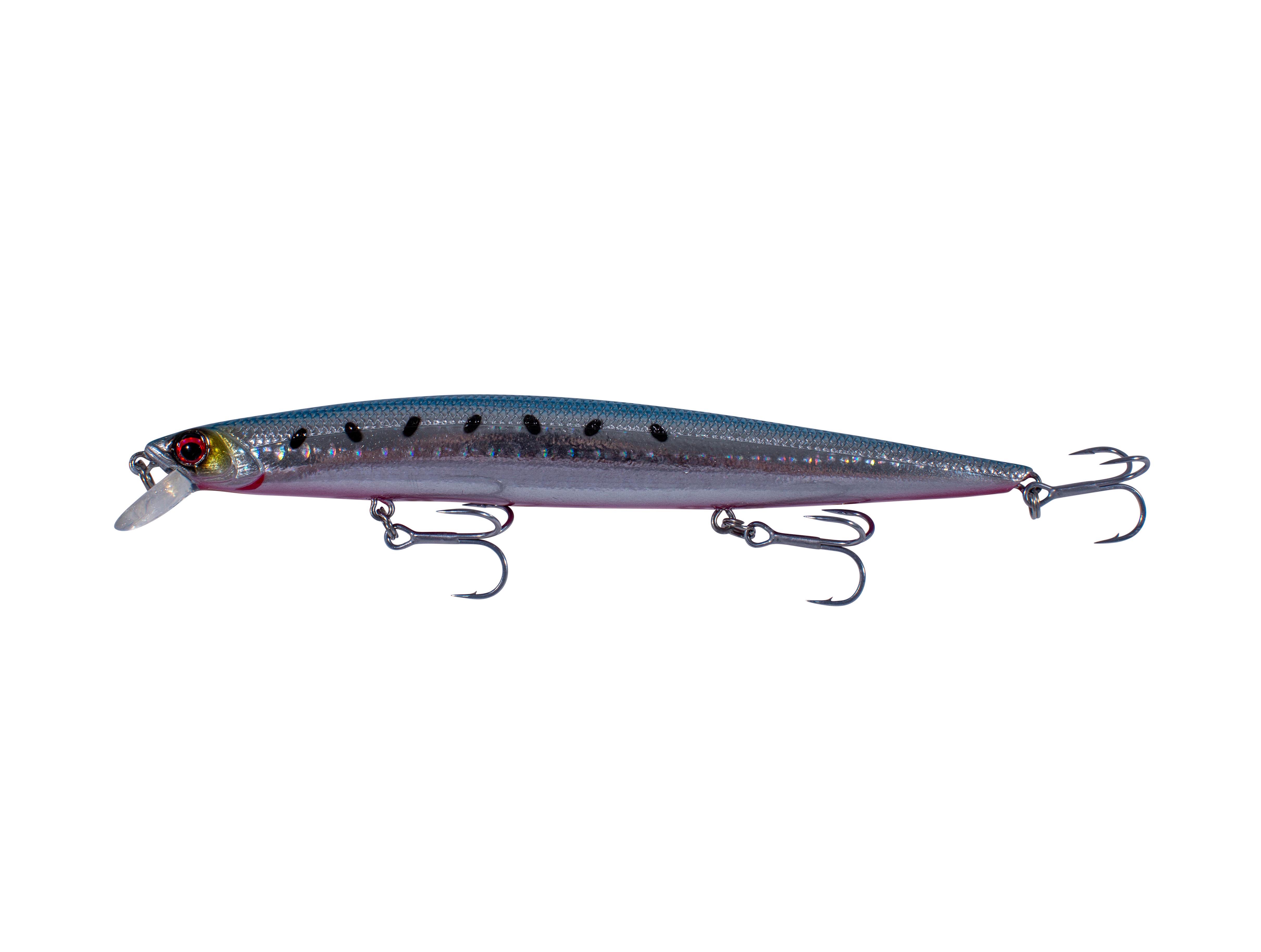 Leurre flottant Savage Gear Sea Bass Minnow Floating 14cm (18.5g) - Red Belly Sardine