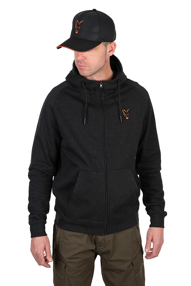 Gilet Fox Collection LW Hoody Black & Orange