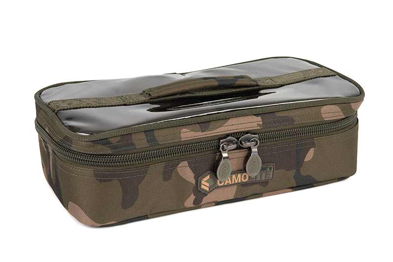 Trousse Fox Camolite 12 Pot Hookbait Case (Incl. 12 Pots)